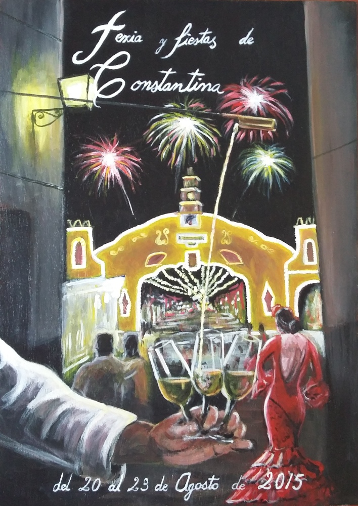 2 Accesit Concurso Cartel de Feria y Fiestas Constantina 2015