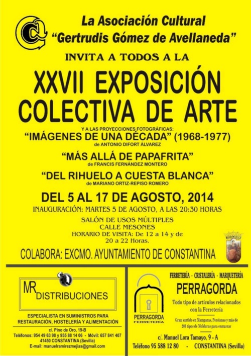 EXPOSICIÓN COLECTIVA DE ARTE CONSTANTINA 2014