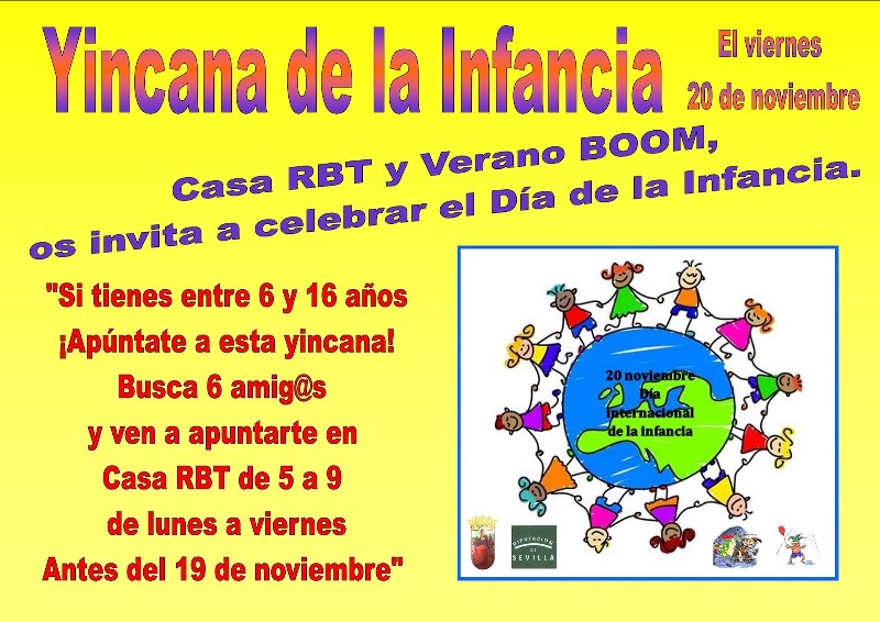 Yincana de la Infancia Constantina 20 de noviembre Día de la Infancia