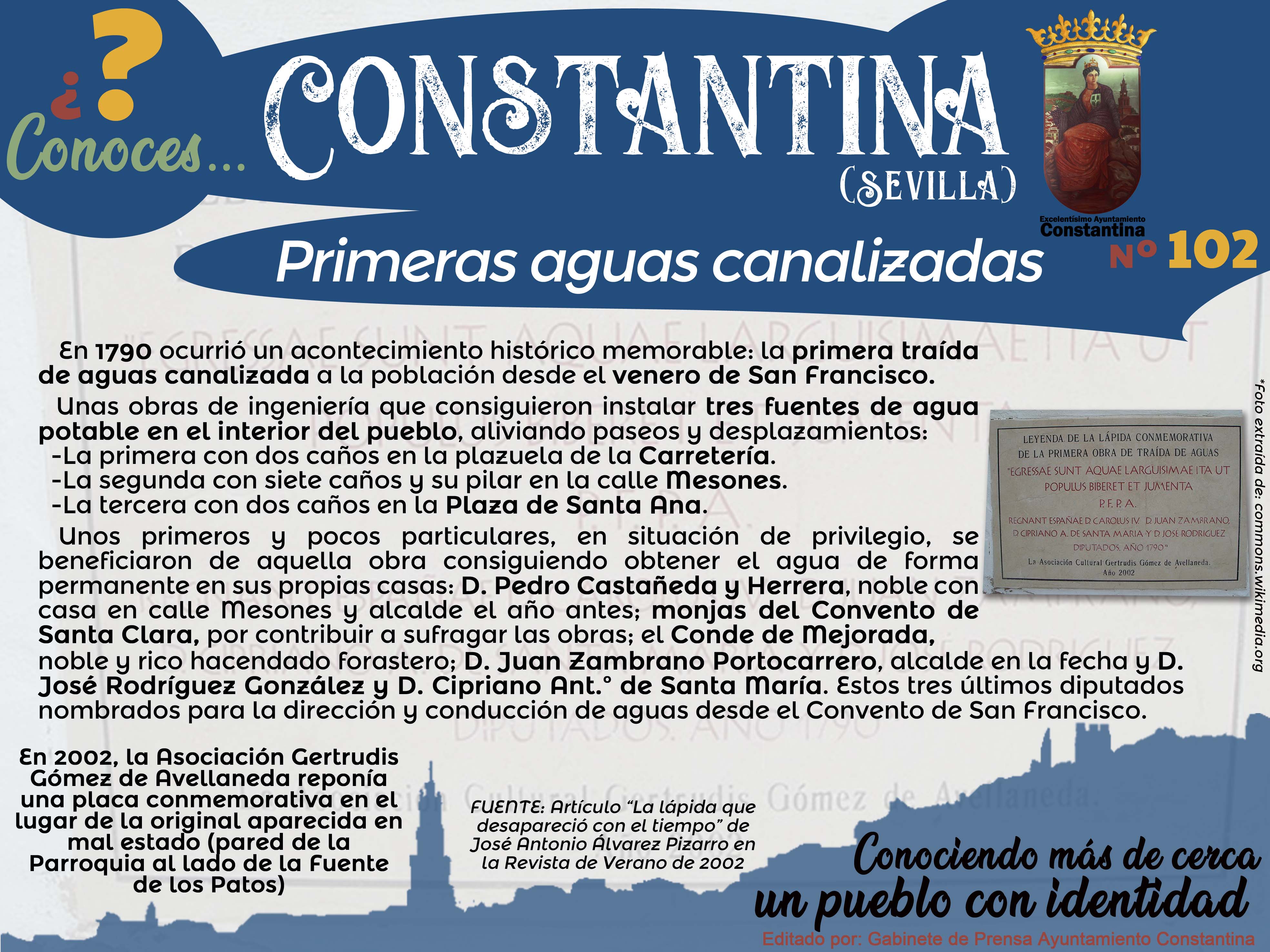 102 Primeras aguas canalizadas Constantina