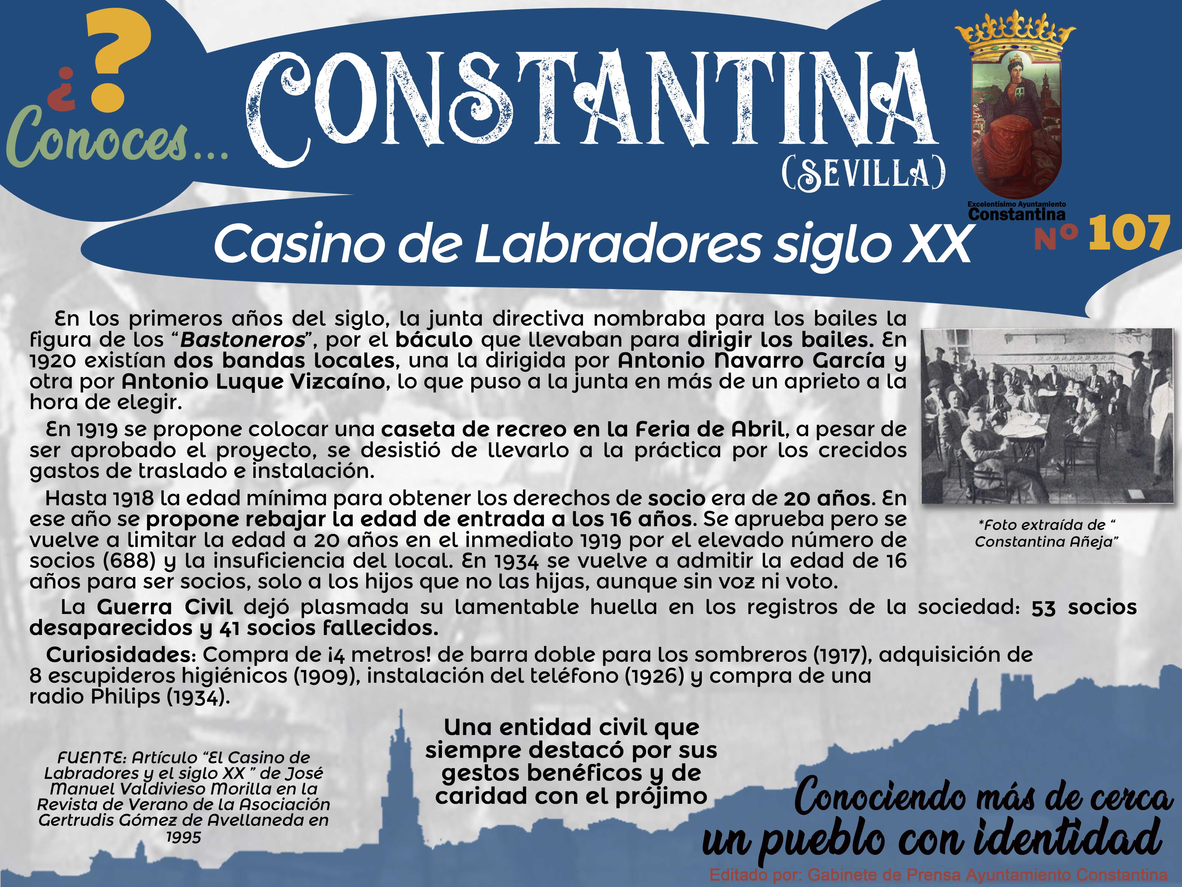 107 Casino Labradores en siglo XX Constantina