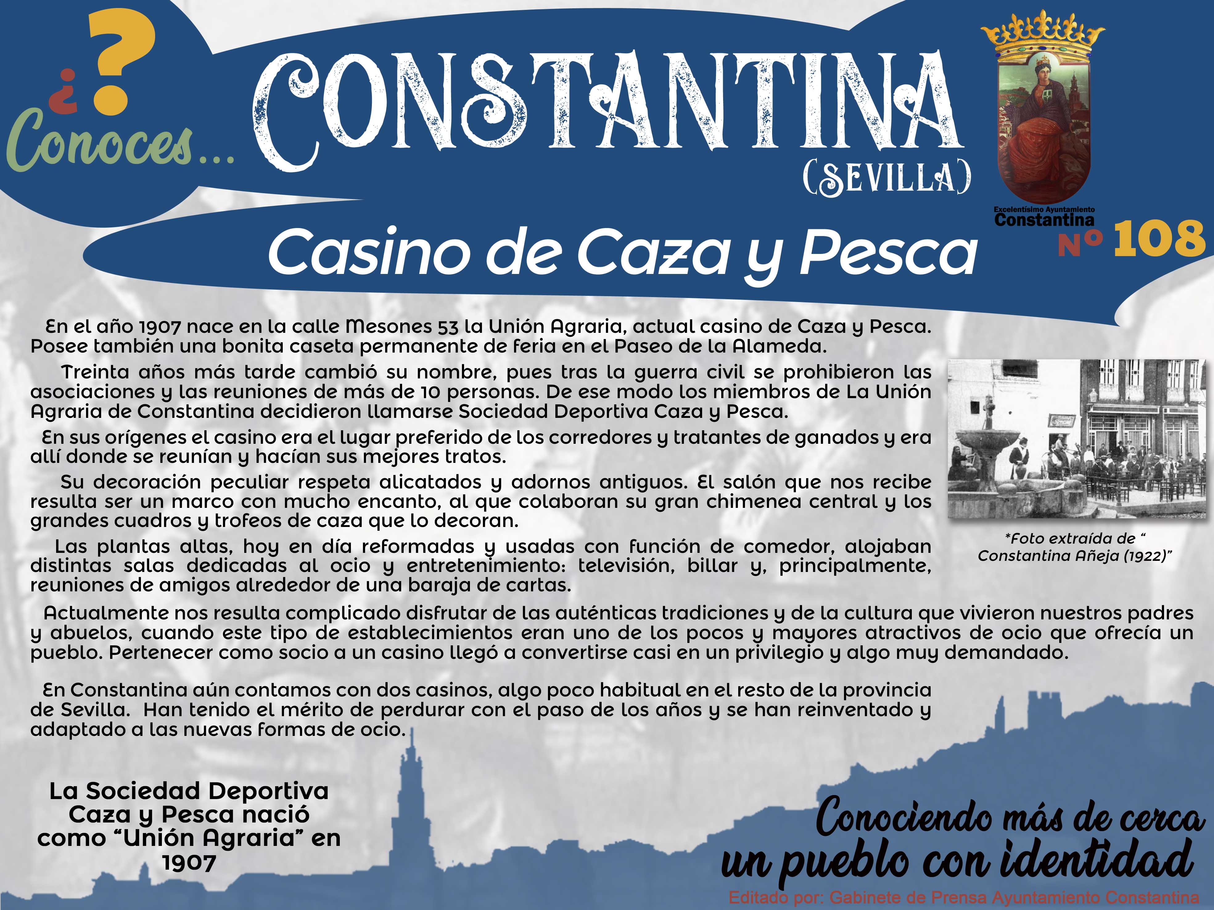 108 Casino Caza y  Pesca Constantina