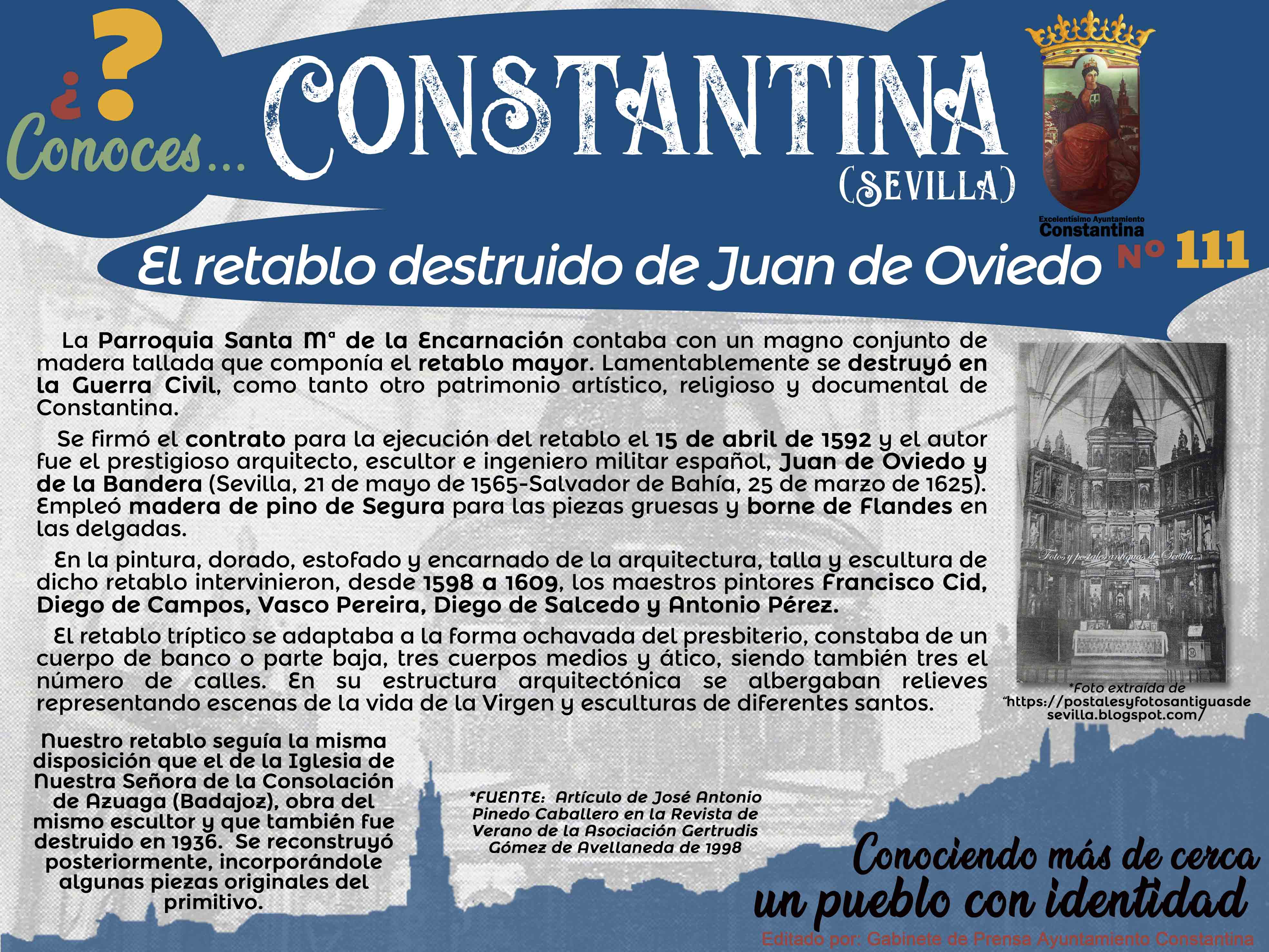 111 El retablo destruido de Juan de Oviedo