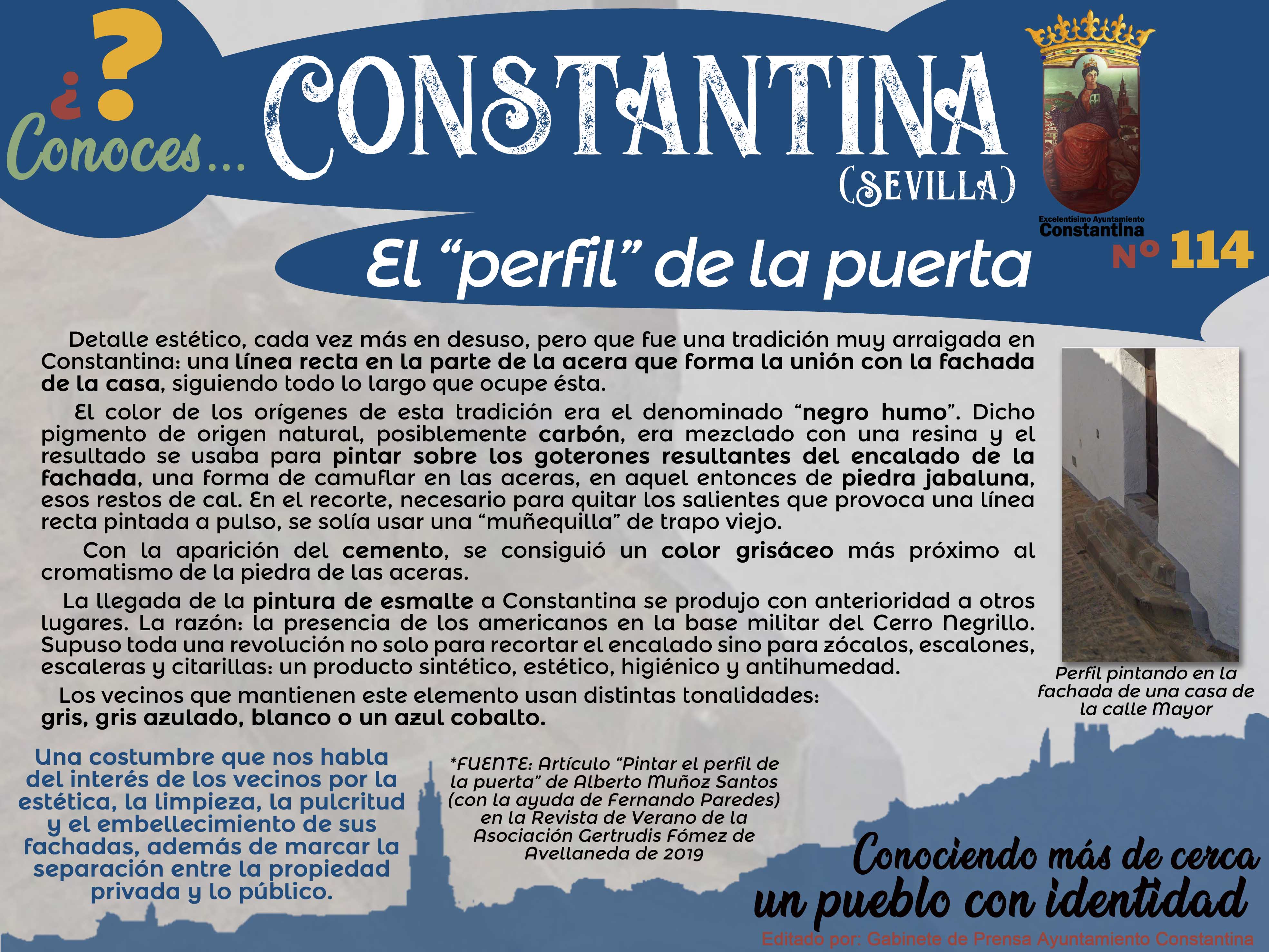 114 Pintar el perfil de la puerta Constantina