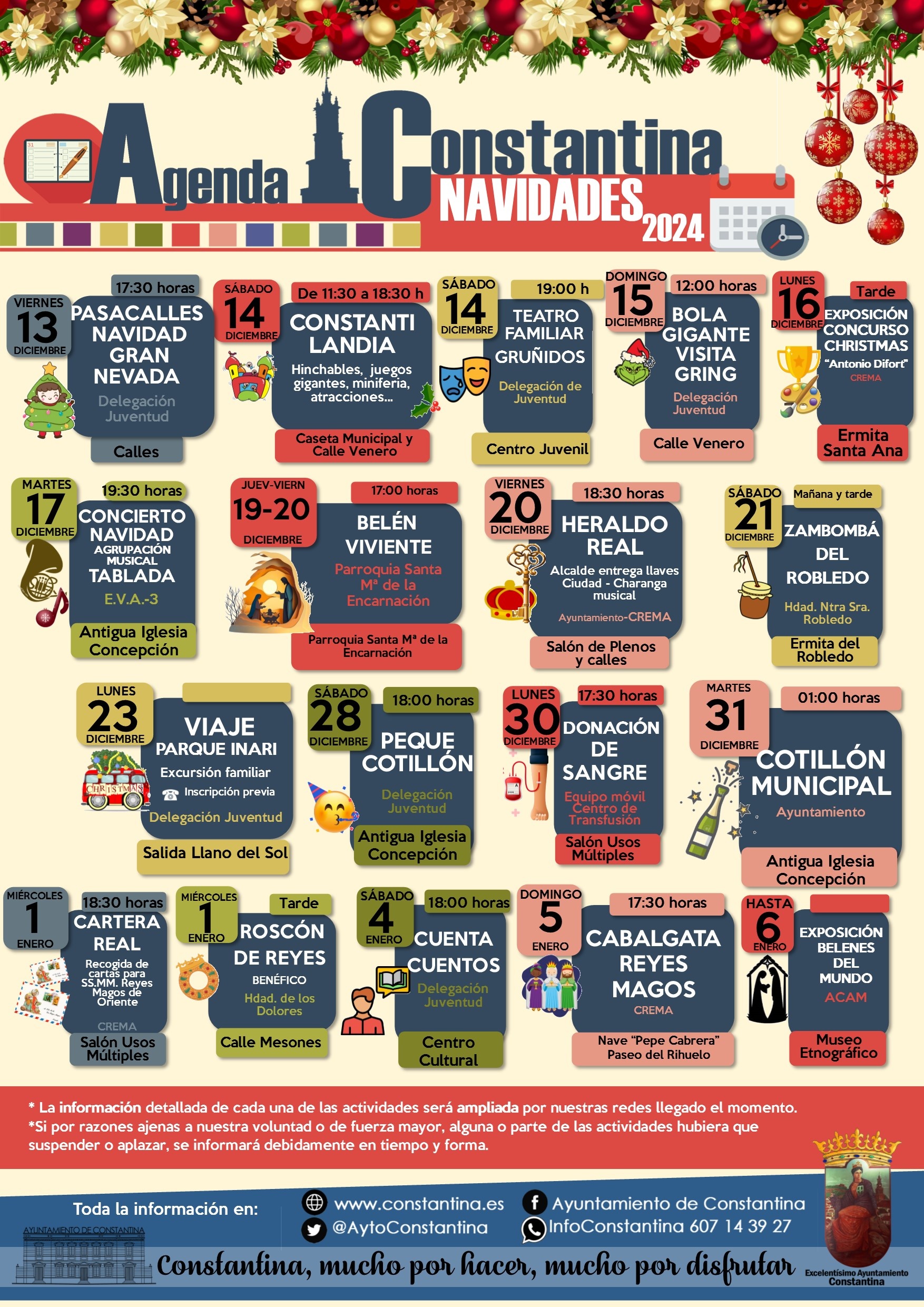 Agenda Navidad Constantina