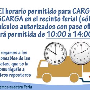 Comunicados Feria Constantina 2025_CARGAS Y DESCARGAS