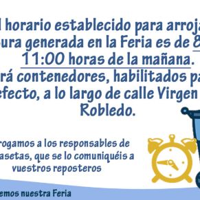 Comunicados Feria Constantina 2025_basura horarios