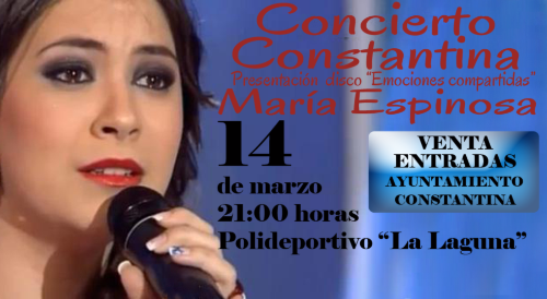 Concierto María Espinosa Constantina marzo 2014