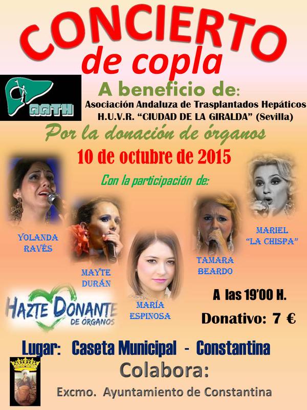 Concierto de Copla Constantina 10 de octubre