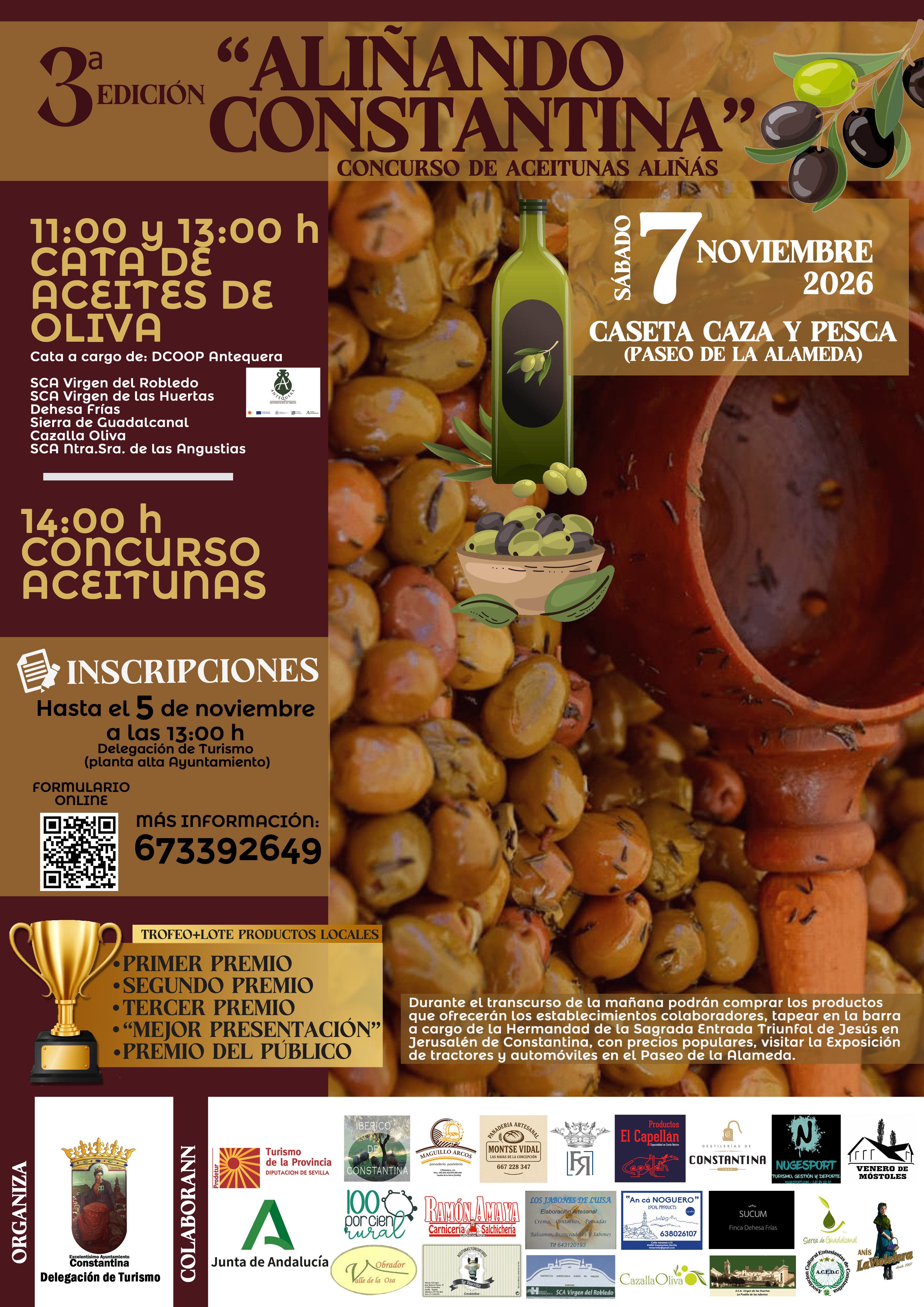 Concurso Aceitunas Aliñadas Constantina 2026