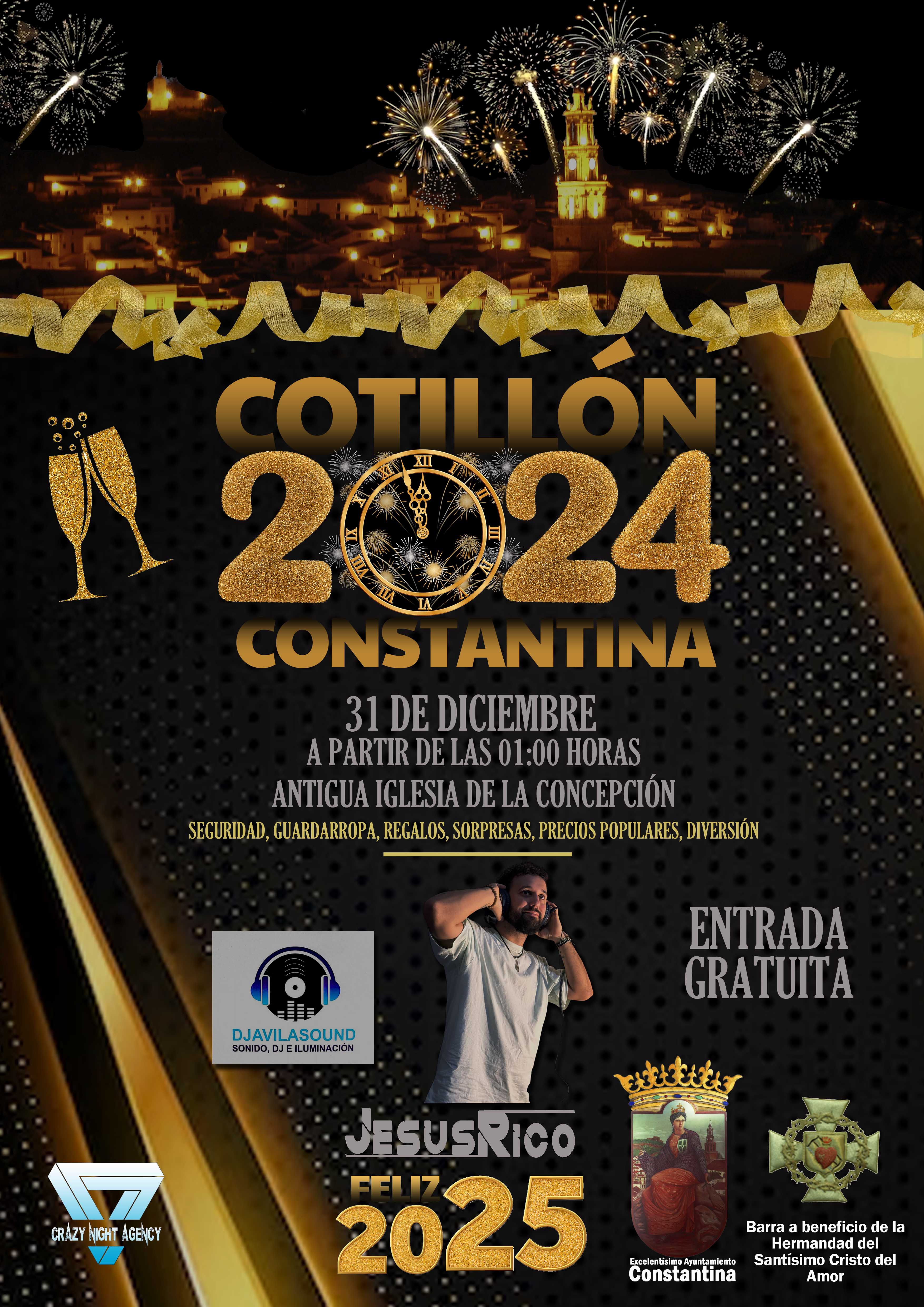 Cotillón Fin de Año Constantina 2024