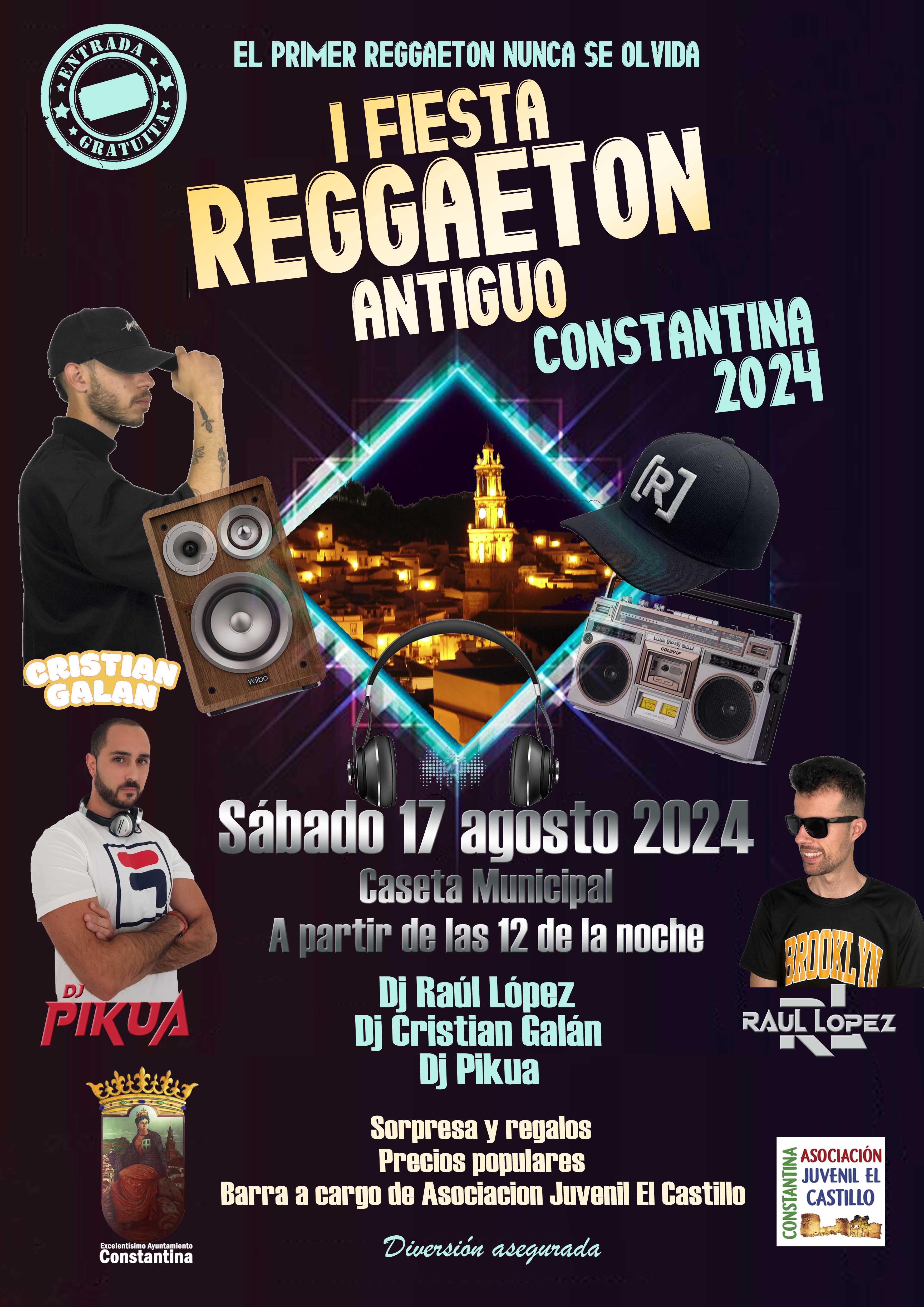 FIESTA REGGAETON ANTIGUO CONSTANTINA 2024