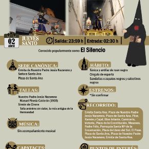 Guía Semana Santa Constantina 2026_JUEVES SANTO SILENCIO