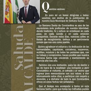Guía Semana Santa Constantina 2026_SALUDA ALCALDE