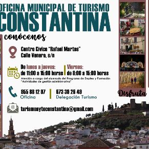 Horarios Oficina Turismo Constantina enero 2025_fondo blanco