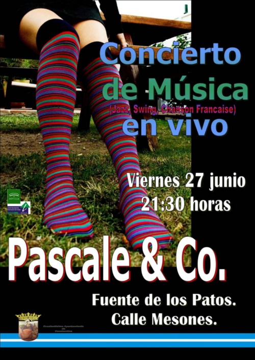 MUSICA EN VIVO PASCALE & CO CONSTANTINA 2014_cartel