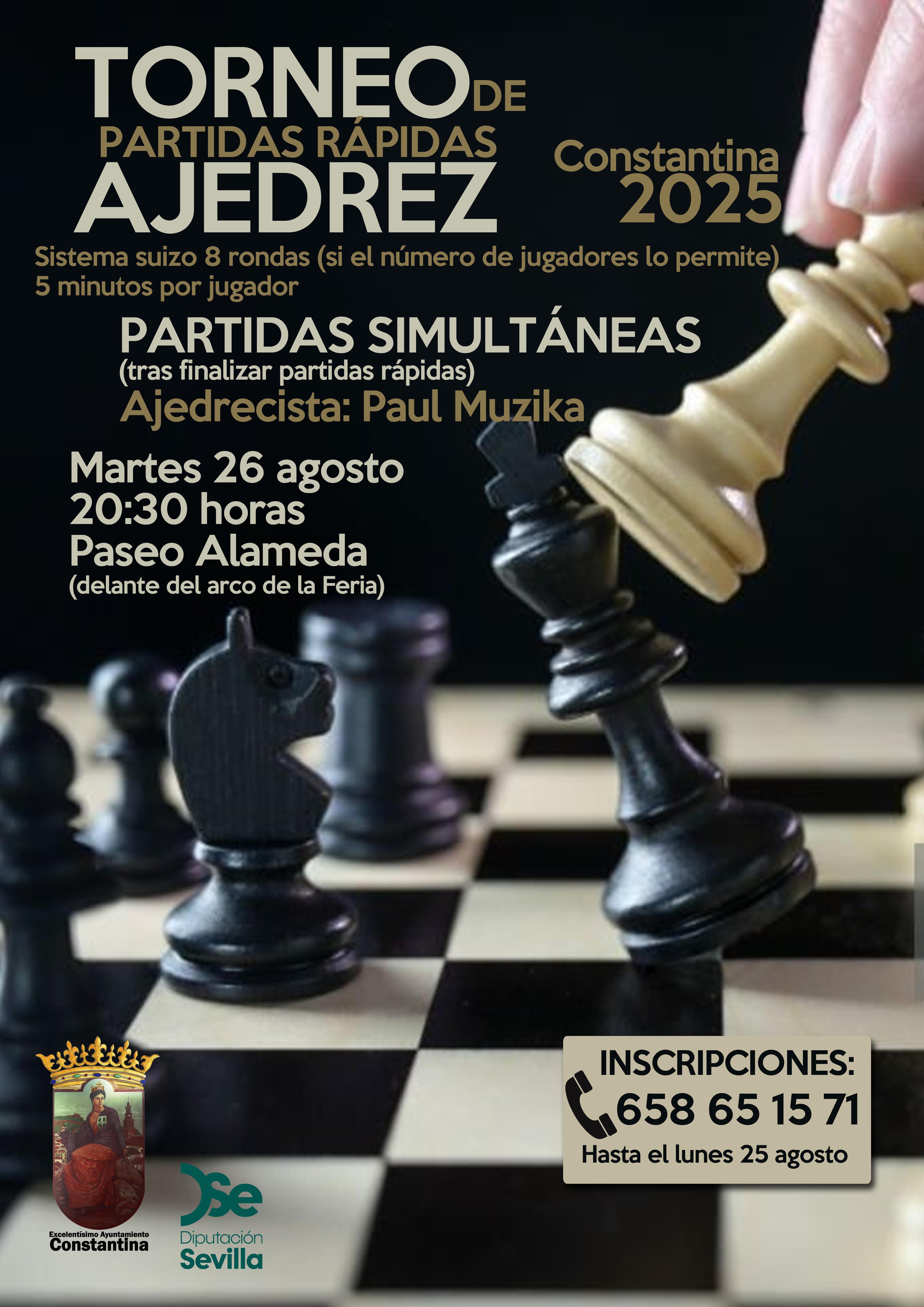 TORNEO AJEDREZ Y SIMULTÁNEAS CONSTANTINA 2025