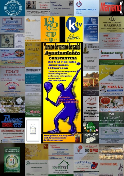 Torneo de Pádel Verano Constantina 2017