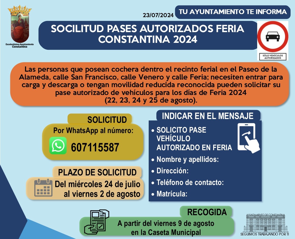 aviso feria constantina 2024_solicitud pases vehiculos autorizados