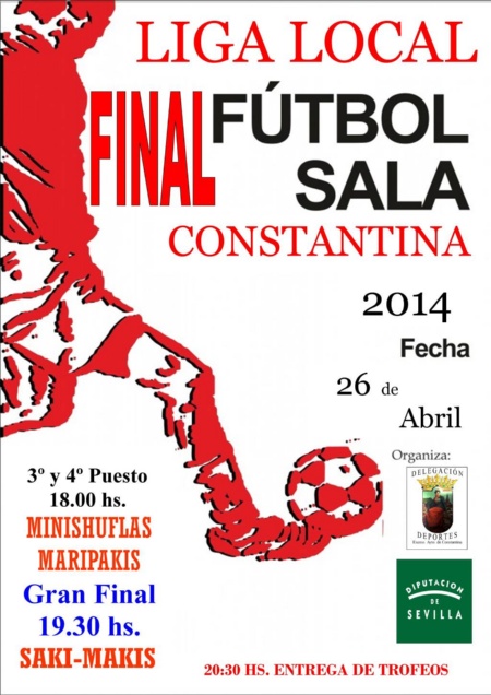 cartel final futbol sala 2013-14