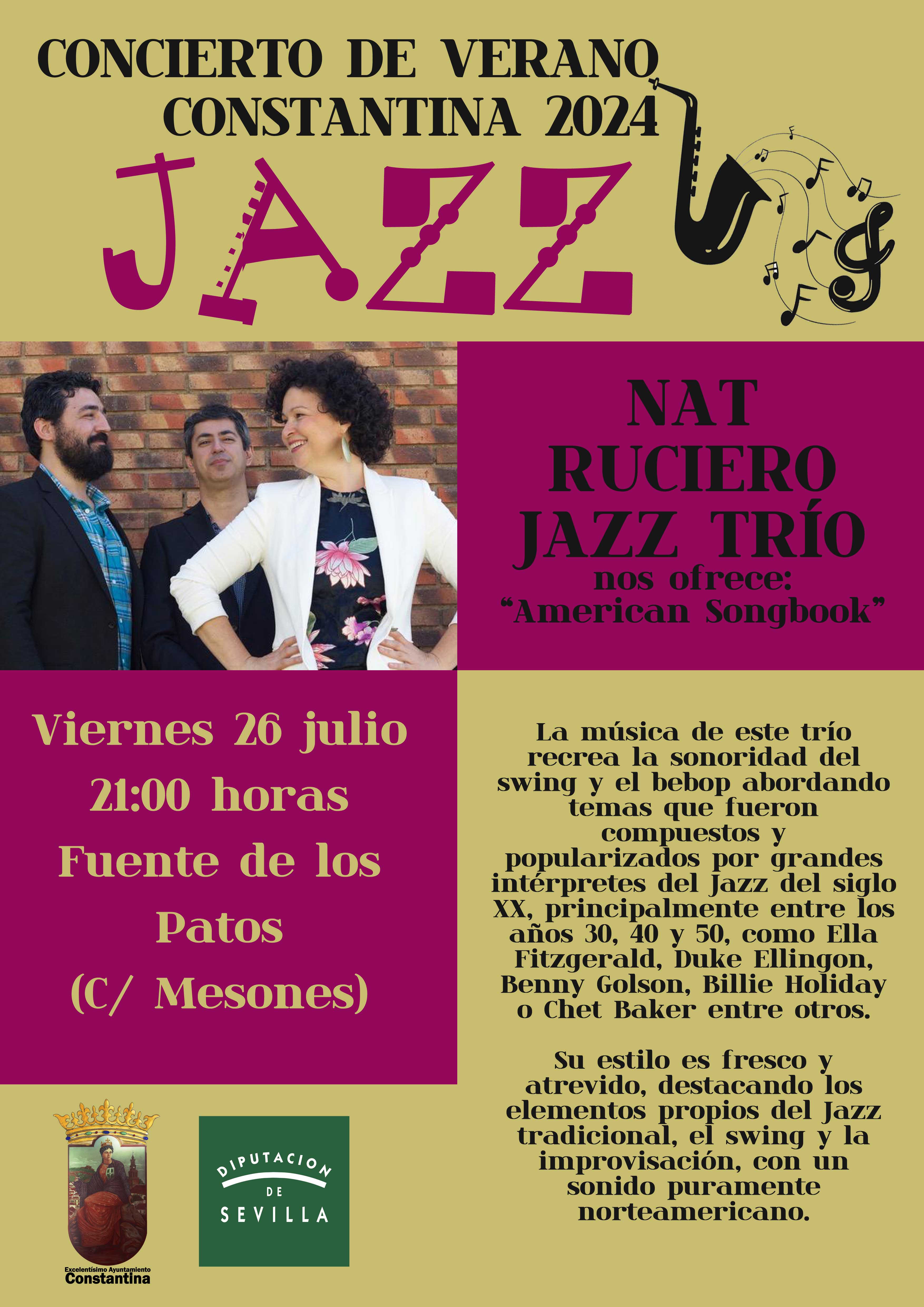 concierto jazz constantina julio 2024