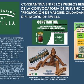 constantina benficiaria subvencion promoción valores ciudadanos diputación sevilla CARTELERÍA