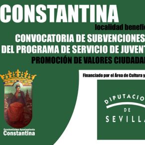 constantina benficiaria subvencion promoción valores ciudadanos diputación sevilla