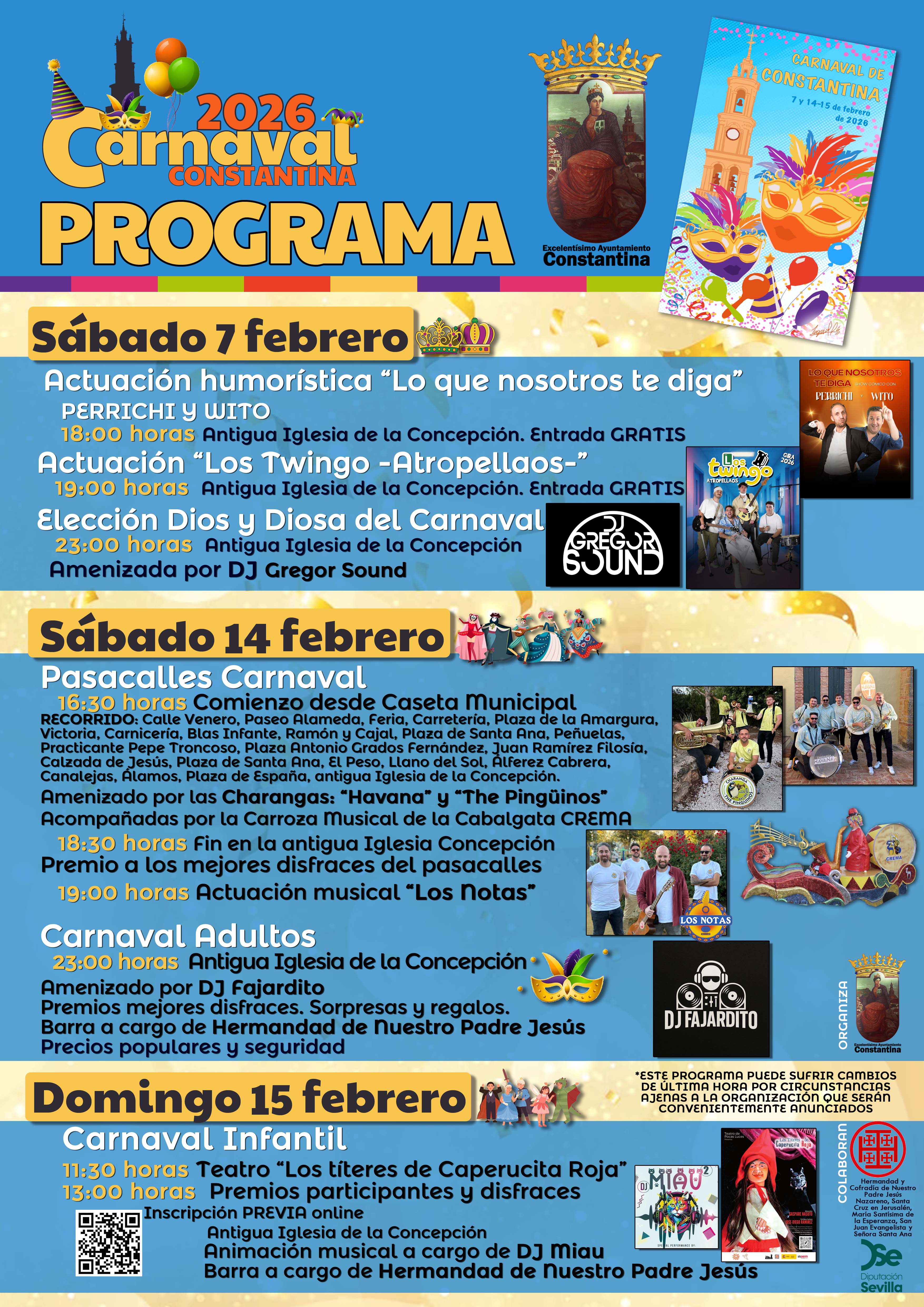 programa carnaval constantina 2026